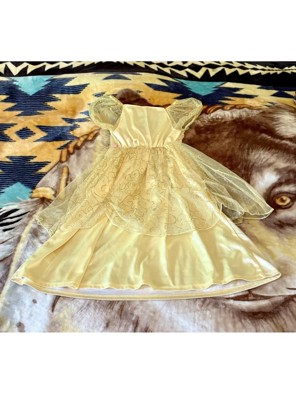 Disney Princess Belle Fantasy Gown Sleepwear Pajamas – Girls Size 5T
